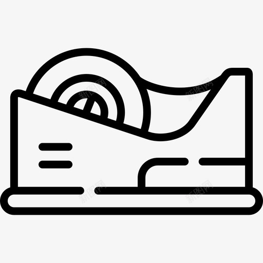 胶带分配器手工制作18线性svg_新图网 https://ixintu.com 胶带 分配器 手工 手工制 制作 线性
