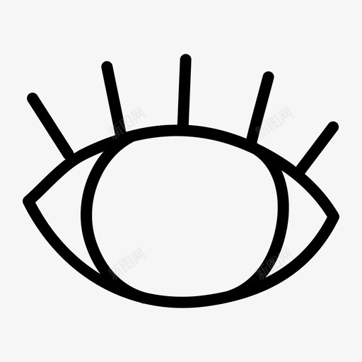五根睫毛化妆看得见svg_新图网 https://ixintu.com 五根 睫毛 化妆 看得见 眼睛 拉稀