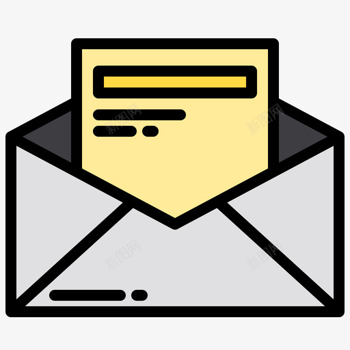 电子邮件媒体技术1线性颜色svg_新图网 https://ixintu.com 电子邮件 媒体 技术 线性 颜色