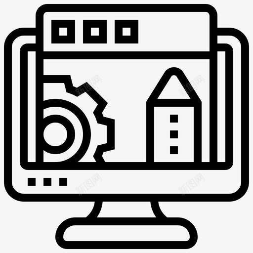 网页数字经济7线性svg_新图网 https://ixintu.com 网页 数字 经济 线性