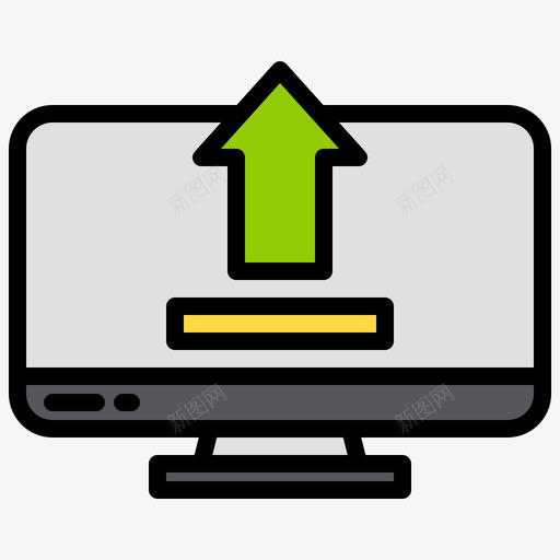 上传在线流媒体10线性颜色svg_新图网 https://ixintu.com 上传 在线 流媒体 线性 颜色