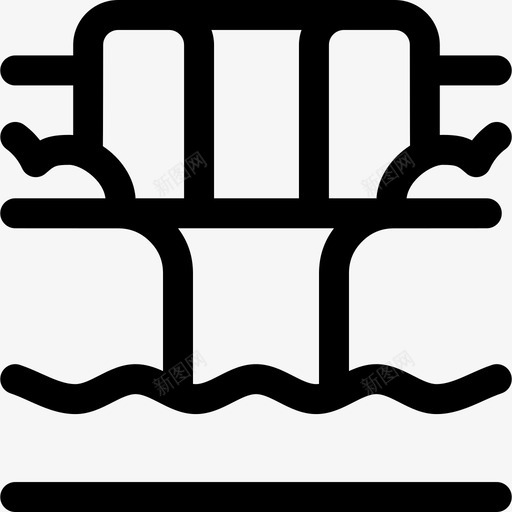 瀑布巴西24线形svg_新图网 https://ixintu.com 瀑布 巴西 线形