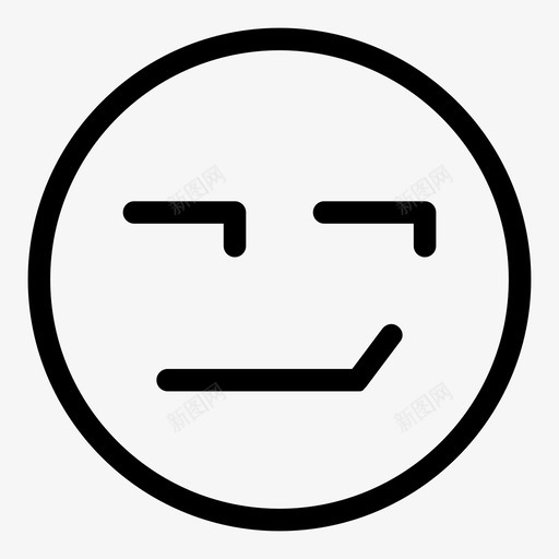 愤世嫉俗表情感情svg_新图网 https://ixintu.com 表情 愤世嫉俗 感情 笑脸