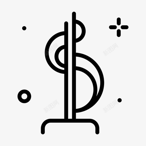 盆景树木18线形svg_新图网 https://ixintu.com 盆景 树木 线形