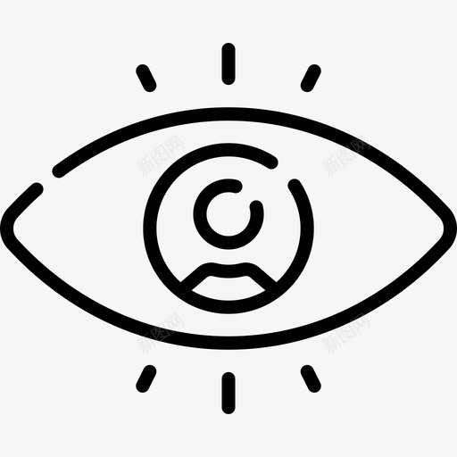 眼营销170直线型svg_新图网 https://ixintu.com 营销 直线 线型