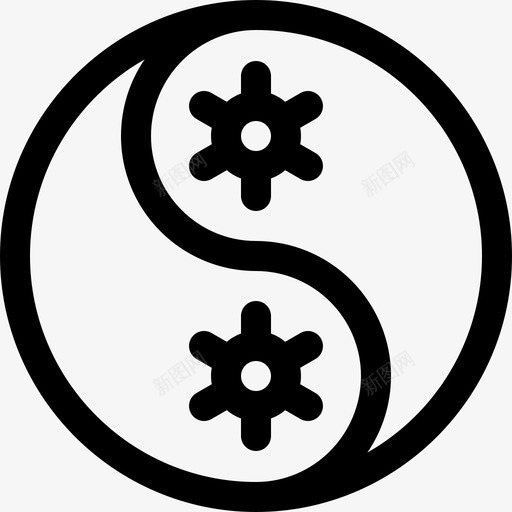 平衡嬉皮士34直线型svg_新图网 https://ixintu.com 平衡 嬉皮士 直线 线型