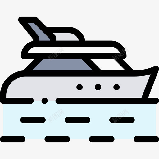 游艇豪华店42线性颜色svg_新图网 https://ixintu.com 游艇 豪华 线性 颜色