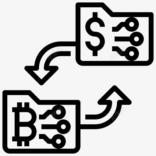 文件加密货币95线性svg_新图网 https://ixintu.com 文件 加密 货币 线性