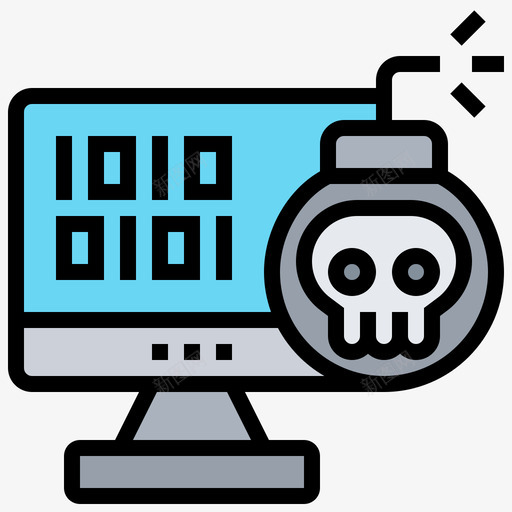 黑客网络欺凌3线性颜色svg_新图网 https://ixintu.com 黑客 网络 欺凌 线性 颜色