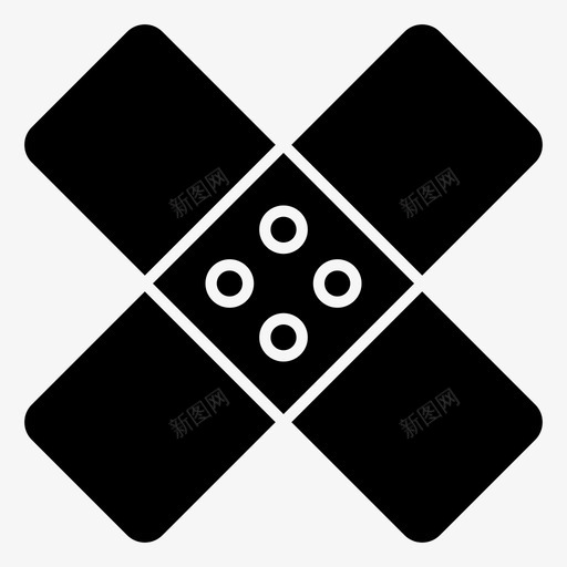 贴片绷带石膏svg_新图网 https://ixintu.com 贴片 绷带 石膏 旅游 黑暗