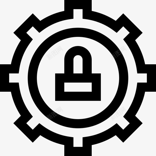 安全网络犯罪26线状svg_新图网 https://ixintu.com 安全 网络 犯罪 线状
