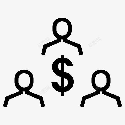 赞助商业慈善svg_新图网 https://ixintu.com 赞助 商业 慈善 捐赠 人员 支持