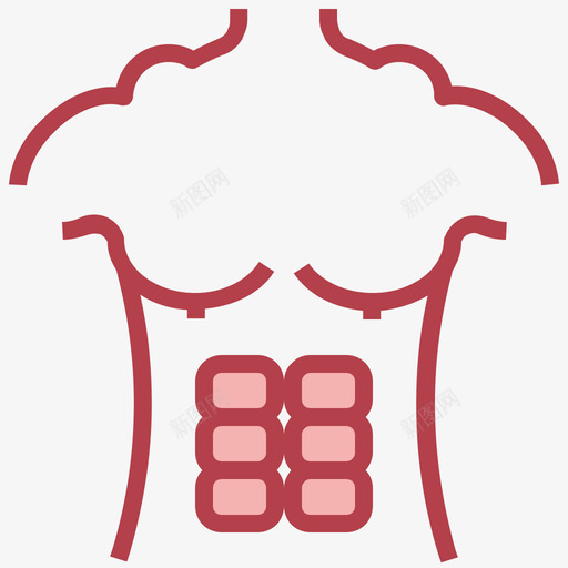 身体理疗32红色svg_新图网 https://ixintu.com 身体 理疗 红色