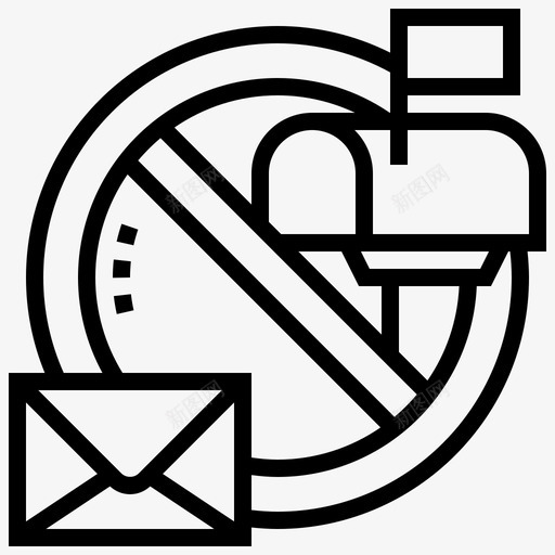 垃圾邮件警报广告72线性svg_新图网 https://ixintu.com 垃圾 邮件 警报 广告 线性