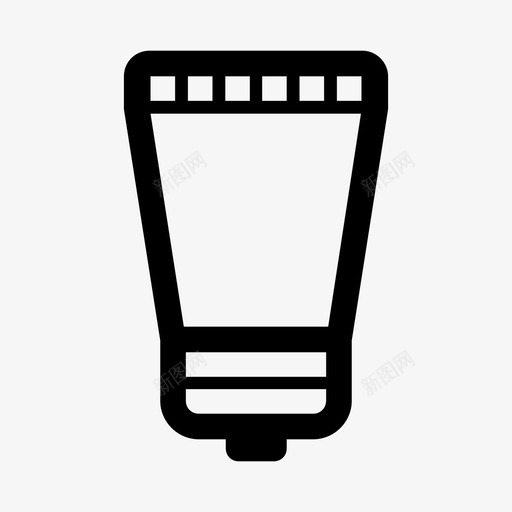 奶油化妆品胶水svg_新图网 https://ixintu.com 奶油 化妆品 胶水 软膏 糊剂 试管 消耗品