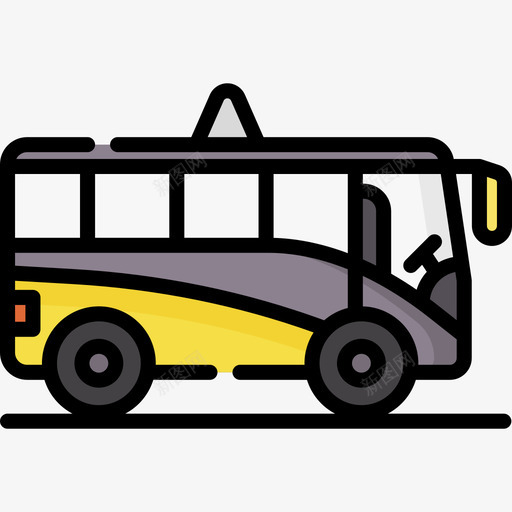 校车45驾校线颜色svg_新图网 https://ixintu.com 校车 驾校 颜色