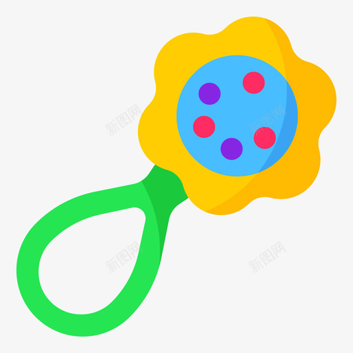 摇床婴儿配件1扁平svg_新图网 https://ixintu.com 摇床 婴儿 配件 扁平