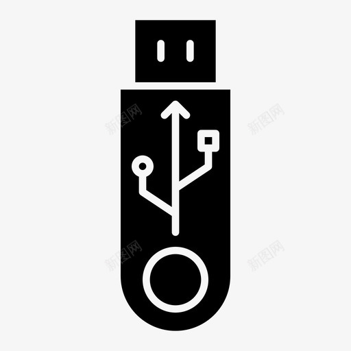 U盘内存教育字形svg_新图网 https://ixintu.com 内存 教育 字形