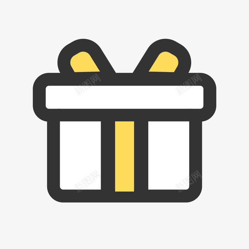 礼物svg_新图网 https://ixintu.com 礼物 惊喜 包装 个性 礼品 填充 线性