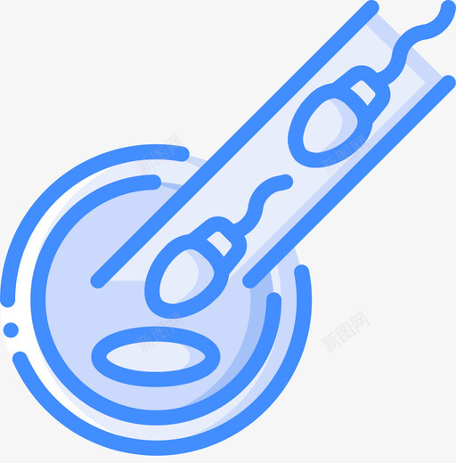 体外受精体外4蓝色svg_新图网 https://ixintu.com 体外 受精 蓝色