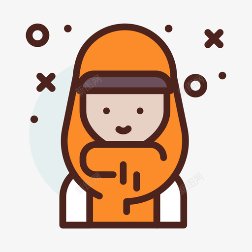 女人伊斯兰教2直系肤色svg_新图网 https://ixintu.com 女人 伊斯兰教 直系 肤色
