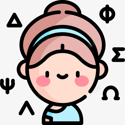 哲学家女权主义30线性色彩svg_新图网 https://ixintu.com 哲学家 女权主义 线性 色彩