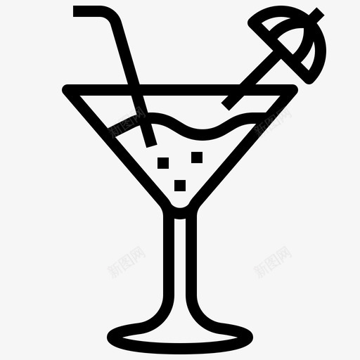 鸡尾酒82号酒吧直线型svg_新图网 https://ixintu.com 鸡尾酒 82号 酒吧 直线 线型