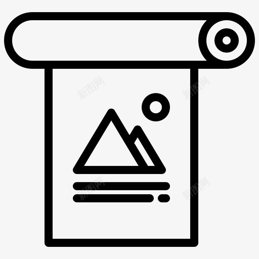 海报品牌12线性svg_新图网 https://ixintu.com 海报 品牌 线性