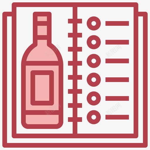 菜单葡萄酒14红色svg_新图网 https://ixintu.com 菜单 葡萄酒 红色