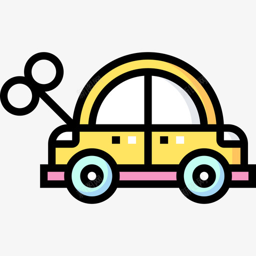 玩具车儿童玩具33线性颜色svg_新图网 https://ixintu.com 玩具车 儿童玩具 线性 颜色