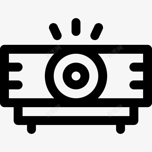 投影仪电影工业29线性svg_新图网 https://ixintu.com 投影仪 电影 工业 线性