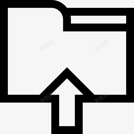 上传文件夹58线性svg_新图网 https://ixintu.com 上传 文件夹 线性
