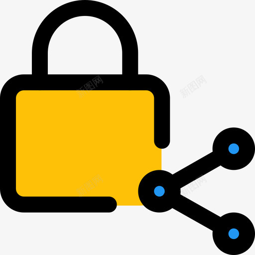 共享web应用安全4线性颜色svg_新图网 https://ixintu.com 共享 web 应用 安全 线性 颜色