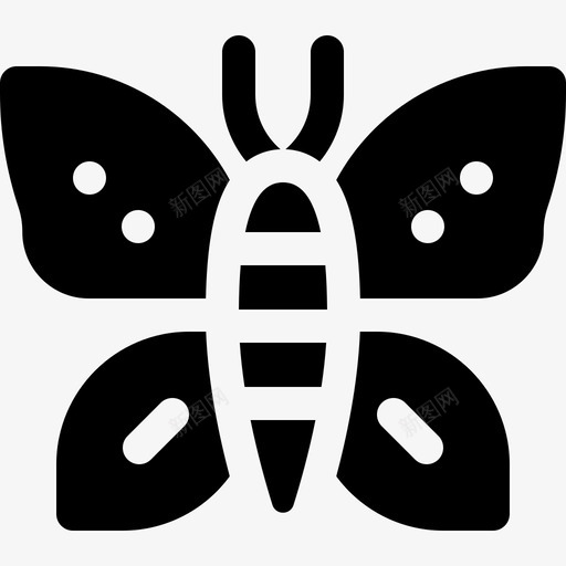 蝴蝶异域生活4填充svg_新图网 https://ixintu.com 蝴蝶 异域 生活 填充