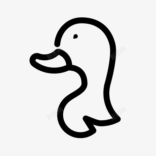 生鲜_鸭子svg_新图网 https://ixintu.com 生鲜_鸭子