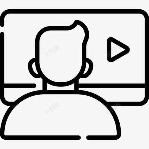培训营销和seo14线性svg_新图网 https://ixintu.com 培训 营销 seo 线性