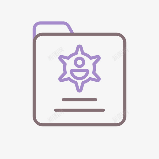 病毒网络安全36线性颜色svg_新图网 https://ixintu.com 病毒 网络安全 线性 颜色