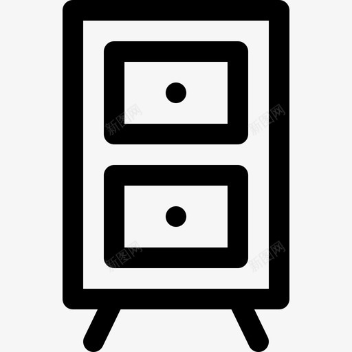 橱柜家具190线性svg_新图网 https://ixintu.com 橱柜 家具 线性