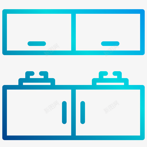厨房家具60线性坡度svg_新图网 https://ixintu.com 厨房 家具 线性 坡度