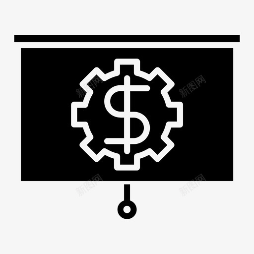 演示文稿管理业务财务svg_新图网 https://ixintu.com 演示 文稿 管理 业务 财务 幻灯片 利润 字形