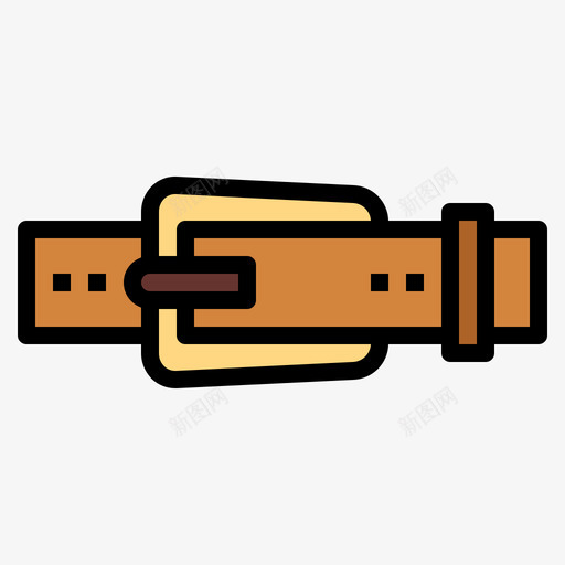 皮带附件25线性颜色svg_新图网 https://ixintu.com 皮带 附件 线性 颜色