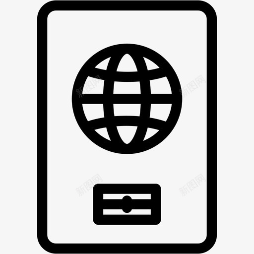 护照旅行证件旅游svg_新图网 https://ixintu.com 护照 旅行 证件 旅游