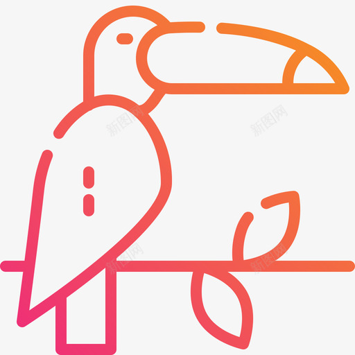 Toucan巴西7线性梯度svg_新图网 https://ixintu.com Toucan 巴西 线性 梯度