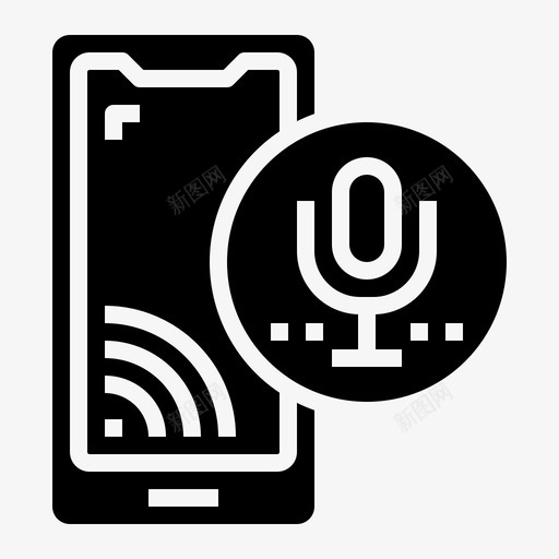 语音控制家庭自动化21填充svg_新图网 https://ixintu.com 语音 控制 家庭 自动化 填充