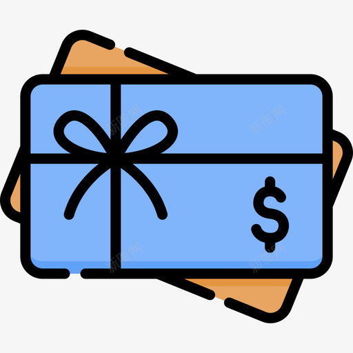 礼品卡购物中心35线性颜色svg_新图网 https://ixintu.com 礼品 购物中心 线性 颜色