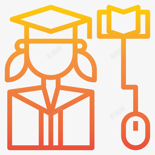 学位在线学习147梯度svg_新图网 https://ixintu.com 学位 在线学习 梯度