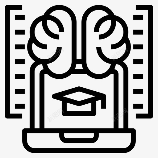 大脑在线学习149线性svg_新图网 https://ixintu.com 大脑 在线学习 线性