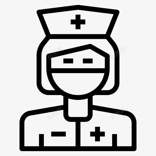 护士预防和护理直系svg_新图网 https://ixintu.com 护士 预防 护理 直系