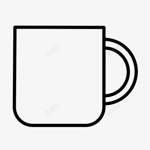 杯子家用马克杯svg_新图网 https://ixintu.com 杯子 家用 马克 厨房