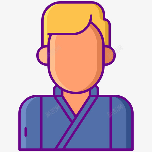 柔术武术42线彩svg_新图网 https://ixintu.com 柔术 武术 线彩